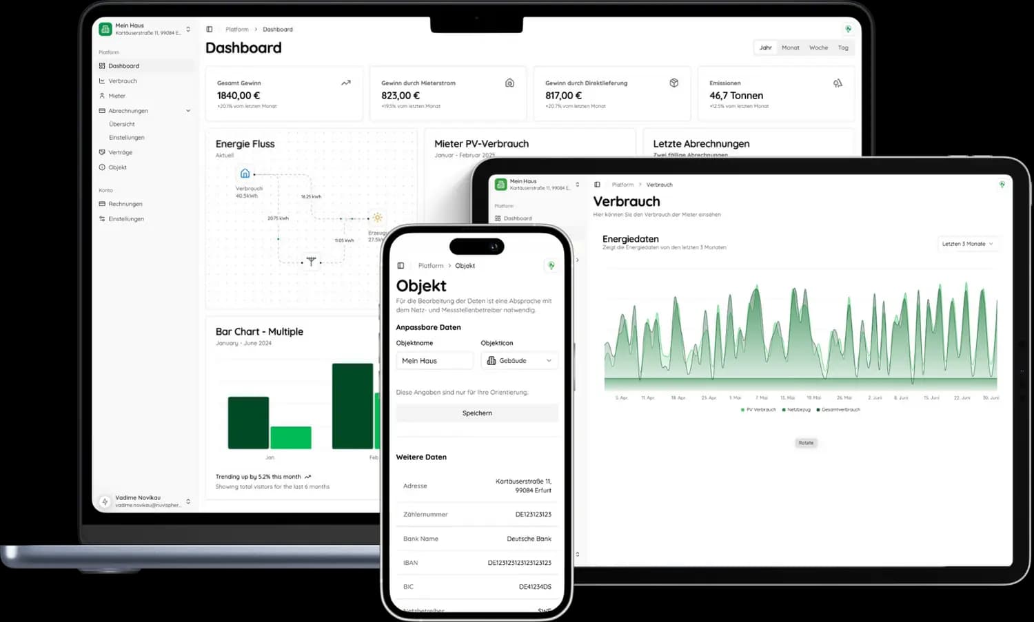 Planung und Setup eines Mieterstromprojekts